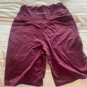 ALPHALETE BIKER SHORT